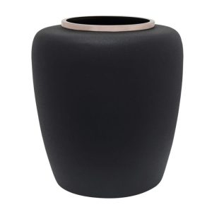Vase Art Deco 2025 schwarz rosegold Vase Art Deco 2025 schwarz rosegold