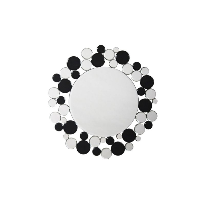 Wandspiegel Bubble 1925 silber schwarz