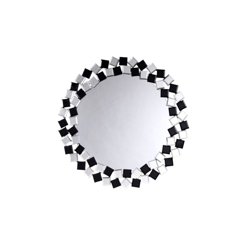 Wandspiegel Mosaic 1825 silber schwarz