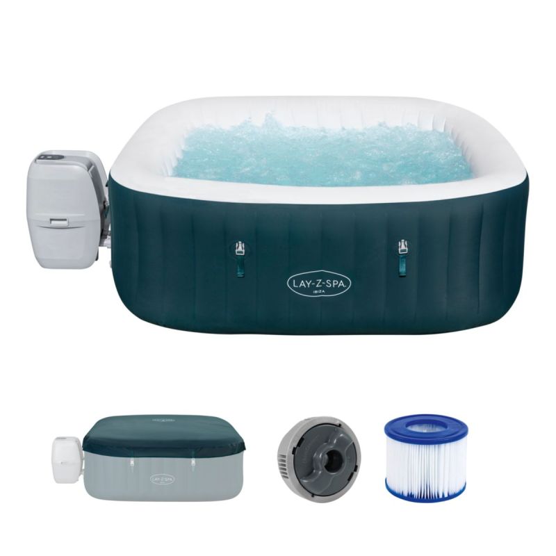 Bestway LAY-Z-SPA Whirlpool Ibiza 180 x 180 x 66 cm