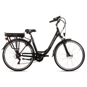 E-Citybike Damen 28" Hollandia E-Active RH 50 cm Schwarz 250 Watt Li-Ion 36V/13 Ah 6 Gänge E-Citybike Damen 28" Hollandia E-Active RH 50 cm Schwarz 250 Watt Li-Ion 36V/13 Ah 6 Gänge