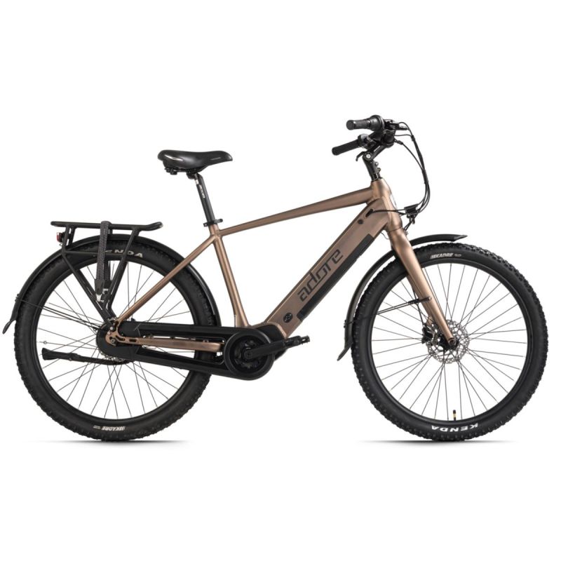 Adore E-Citybike 27,5" Alu Cityfahrrad CX-290 Mittelmotor 75NM / 15Ah Bronze