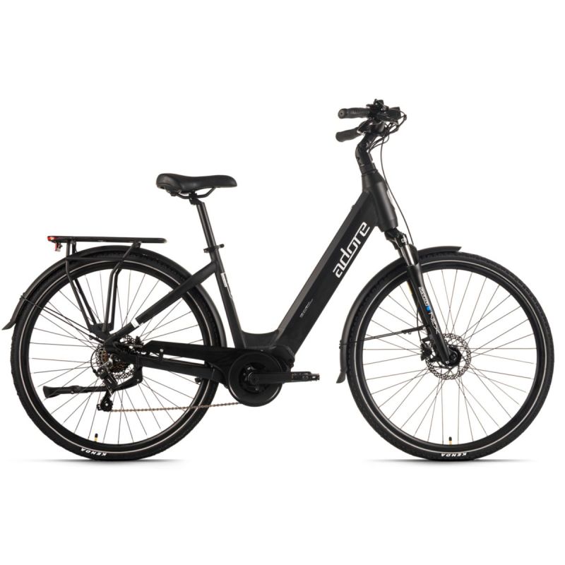 Adore E-Citybike 28" Alu Cityfahrrad CX-440 Mittelmotor 75NM / 15Ah schwarz matt