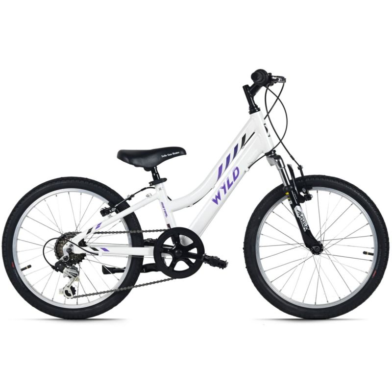 WYLD Kinderfahrrad 20" Mistral Weiß 6 Gänge RH 27 cm - Ab 6 Jahre
