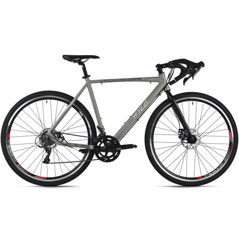 WYLD Gravelbike 28'' Turin Grau 16 Gänge RH 56 cm