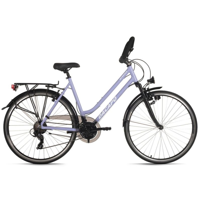 DaCapo Trekkingrad Damen Alu-Rahmen 28'' Metropolis taubenblau RH 53 cm Multipositionslenker