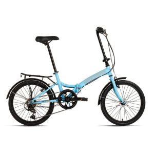 DaCapo Faltrad 20'' Foldtech hellblau 6 Gänge RH 32 cm DaCapo Faltrad 20'' Foldtech hellblau 6 Gänge RH 32 cm
