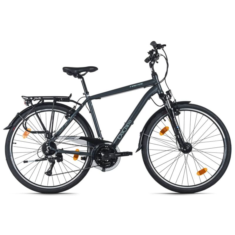 DaCapo Trekkingrad Herren 28'' Firenze 200 Anthrazit 24 Gänge RH 53 cm V-Brakes