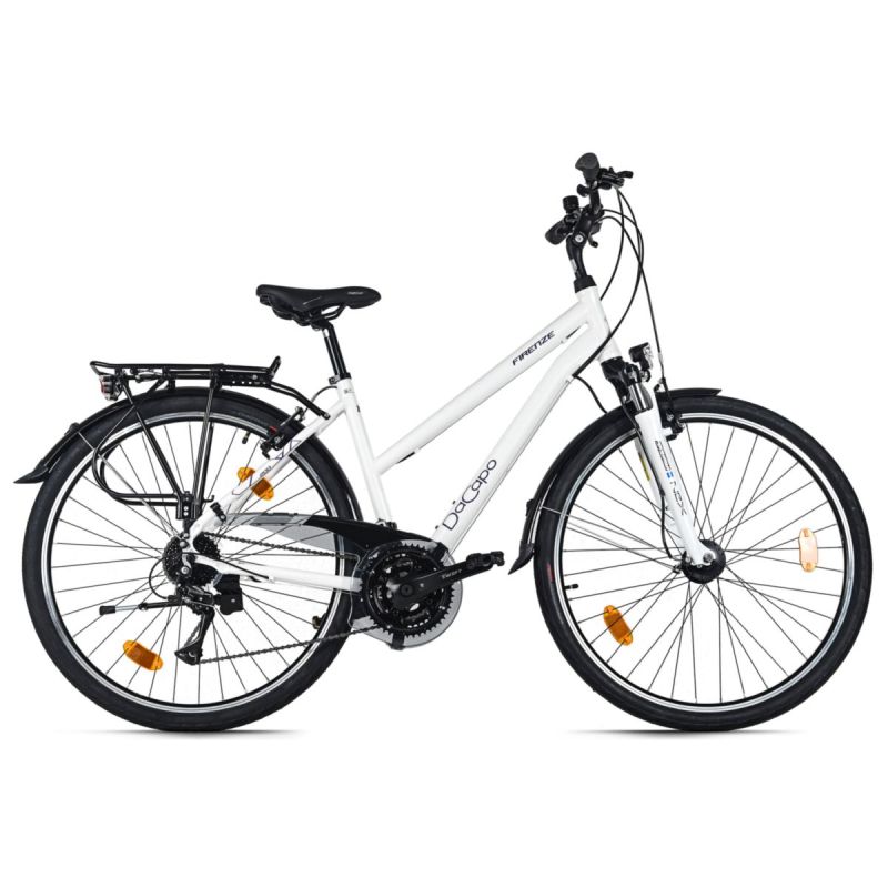 DaCapo Trekkingrad Damen 28'' Firenze 200 weiß 24 Gänge RH 48 cm V-Brakes