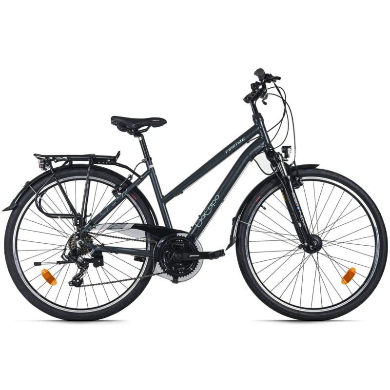 DaCapo Trekkingrad Damen 28'' Firenze 100 Anthrazit 21 Gänge RH 48 cm V-Brakes