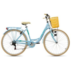 Damenfahrrad 28'' Cantaloupe blau mit Korb RH 48 cm KS Cycling Damenfahrrad 28'' Cantaloupe blau mit Korb RH 48 cm KS Cycling