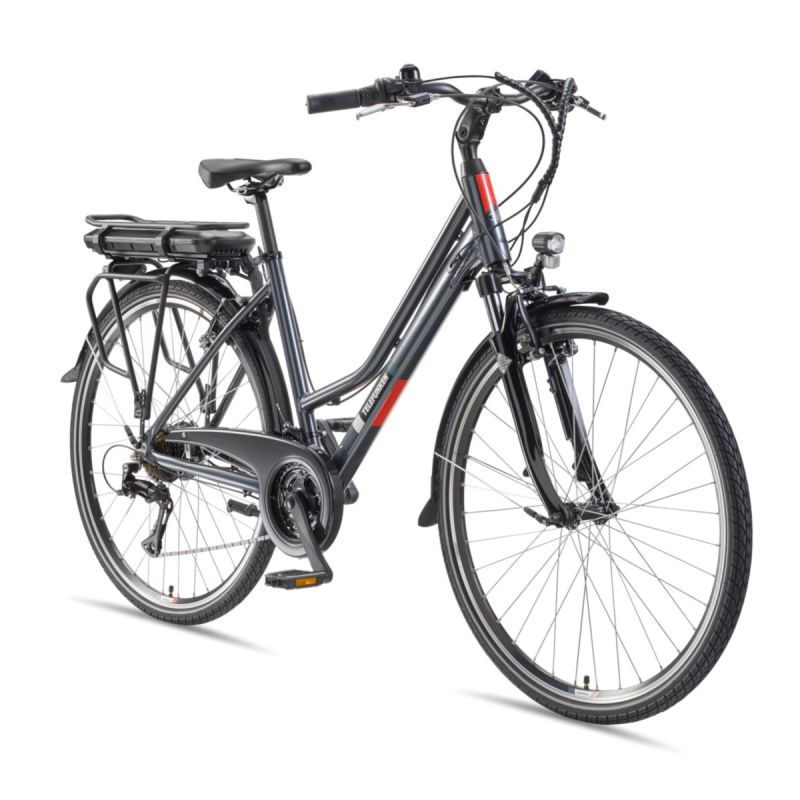 Telefunken Trekking E-Bike XT485 Da TRK 28" Anthrazit
