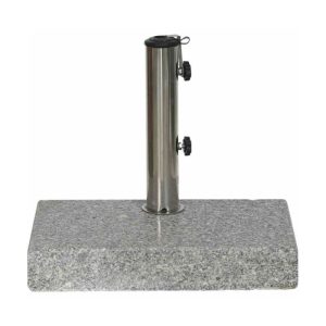 Siena Garden Granit-Schirmständer 25 kg 45 x 28 x 7,5 cm hellgrau für Schirmstock- Durchmesser 25-48 mm Siena Garden Granit-Schirmständer 25 kg 45 x 28 x 7,5 cm hellgrau für Schirmstock- Durchmesser 25-48 mm