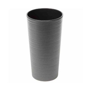 Siena Garden Pflanzgefäß Locon Durchmesser 30 x 57 cm graphit Rillenoptik Siena Garden Pflanzgefäß Locon Durchmesser 30 x 57 cm graphit Rillenoptik