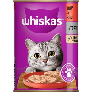 Whiskas Katzenfutter Rind in Terrine 400 g Dose Whiskas Katzenfutter Rind in Terrine 400 g Dose