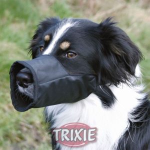 Trixie Maulkorb Polyester schwarz L-XL 31cm Trixie Maulkorb Polyester schwarz L-XL 31cm