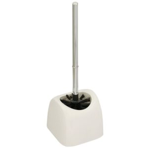 WC-Garnitur Topf/Eckig Kunststoff Weiß WC-Garnitur Topf/Eckig Kunststoff Weiß