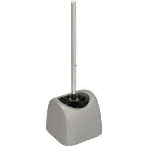 WC-Garnitur Topf/Eckig Kunststoff Silber WC-Garnitur Topf/Eckig Kunststoff Silber
