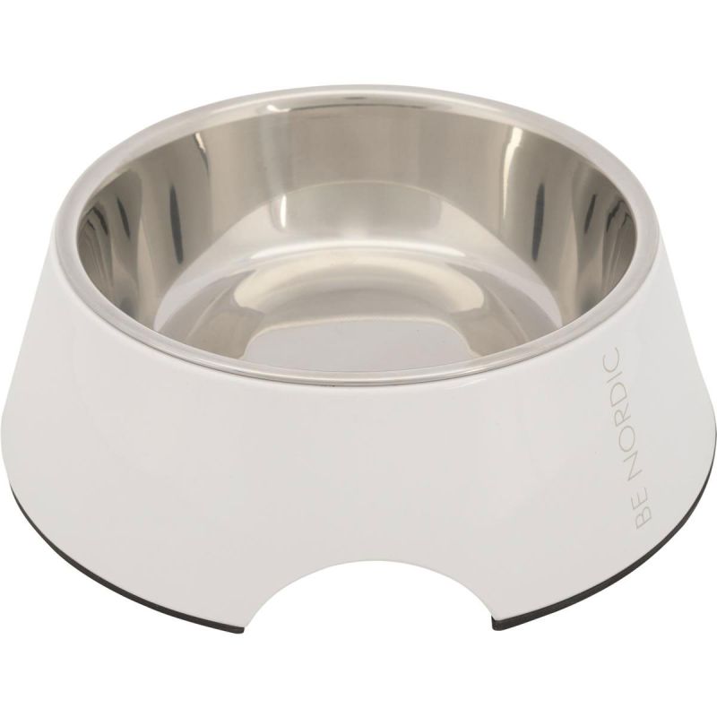 Trixie „Be Nordic“, Napf Melamin 0,8 l/ø 22 cm weiß