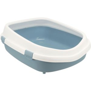Trixie Katzentoilette Primo XXL mit Rand 56x25x71 cm blau/weiß Trixie Katzentoilette Primo XXL mit Rand 56x25x71 cm blau/weiß
