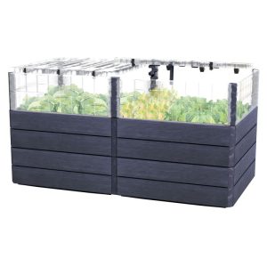 Garantia Hochbeet Ergo Quadro TurboPlus 2 L 80 Wood, inkl. FLORA Wassersparsystem Garantia Hochbeet Ergo Quadro TurboPlus 2 L 80 Wood, inkl. FLORA Wassersparsystem