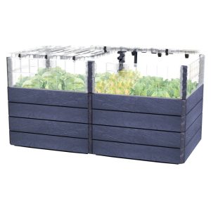 Garantia Hochbeet Ergo Quadro TurboPlus 2 L 80 Stone, inkl. FLORA Wassersparsystem Garantia Hochbeet Ergo Quadro TurboPlus 2 L 80 Stone, inkl. FLORA Wassersparsystem