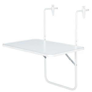 ALCO Balkonhängetisch 60 x 40 cm weiß ALCO Balkonhängetisch 60 x 40 cm weiß