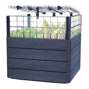 Garantia Hochbeet Ergo Quadro TurboPlus L 80 Stone, inkl. FLORA Wassersparsystem Garantia Hochbeet Ergo Quadro TurboPlus L 80 Stone, inkl. FLORA Wassersparsystem