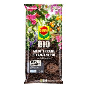 Compo Bio Mediterrane Pflanzerde torffrei 20l Compo Bio Mediterrane Pflanzerde torffrei 20l