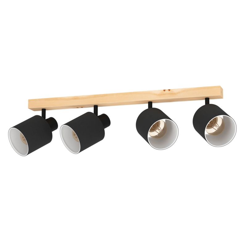 Eglo  LED Deckenspot Batallas 4-flammig schwarz