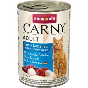 Carny Cat Adult Rind und Kabeljau und Petersile 400g Dose Carny Cat Adult Rind und Kabeljau und Petersile 400g Dose