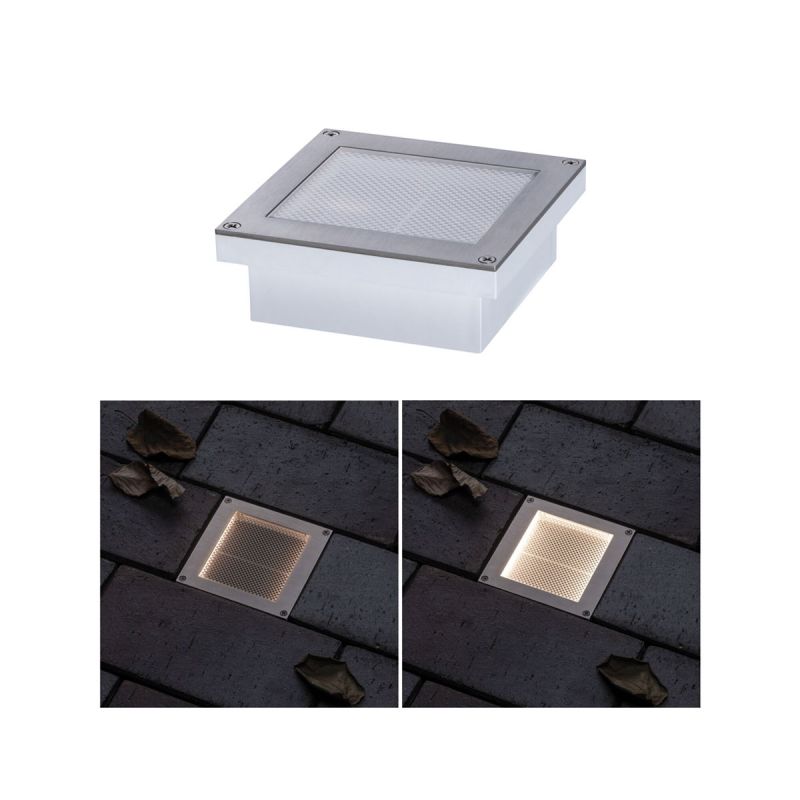 Paulmann  Outdoor Solar BodenEBL Aron IP67 3000K Metall Bewegungsmelder 5 40lm 10*10cm
