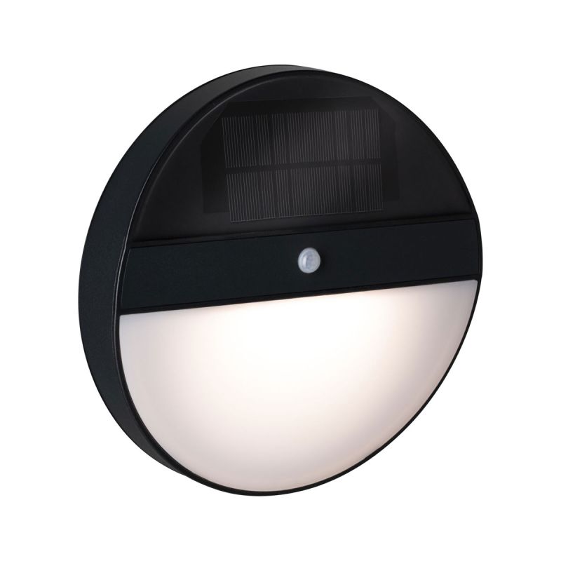 Paulmann  Outdoor Solar Wandleuchte Eloise IP44 3000K 100lm Bewegungsmelder Anthrazit