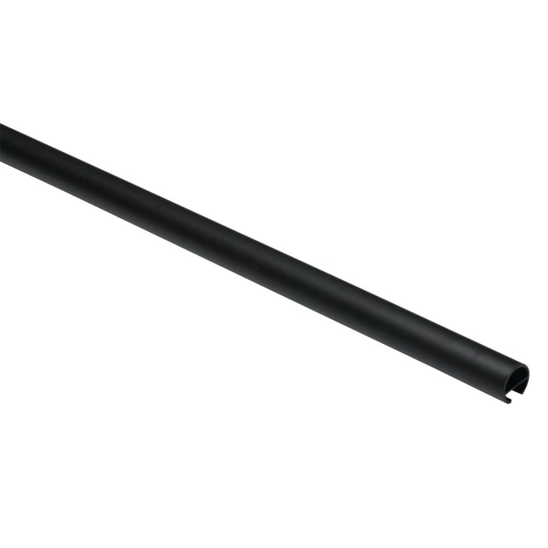 Gardinia Gardinenstange Memphis mit Innenlauf Durchmesser 16 mm 200 cm schwarz matt