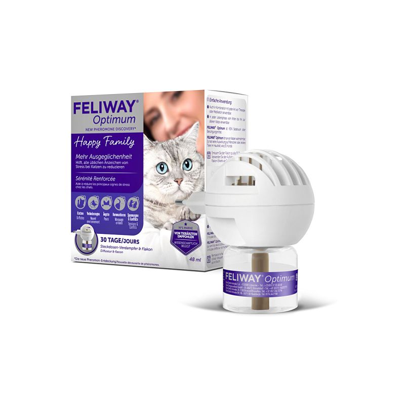 Feliway Ceva Cat Optimum Starter-Set Happy Family inkl. Verdampfer & 48 ml