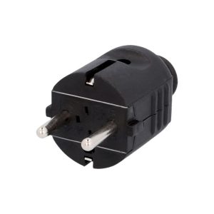 Unitec Schuko-Stecker, PVC, zentr. Einführ. Unitec Schuko-Stecker, PVC, zentr. Einführ.