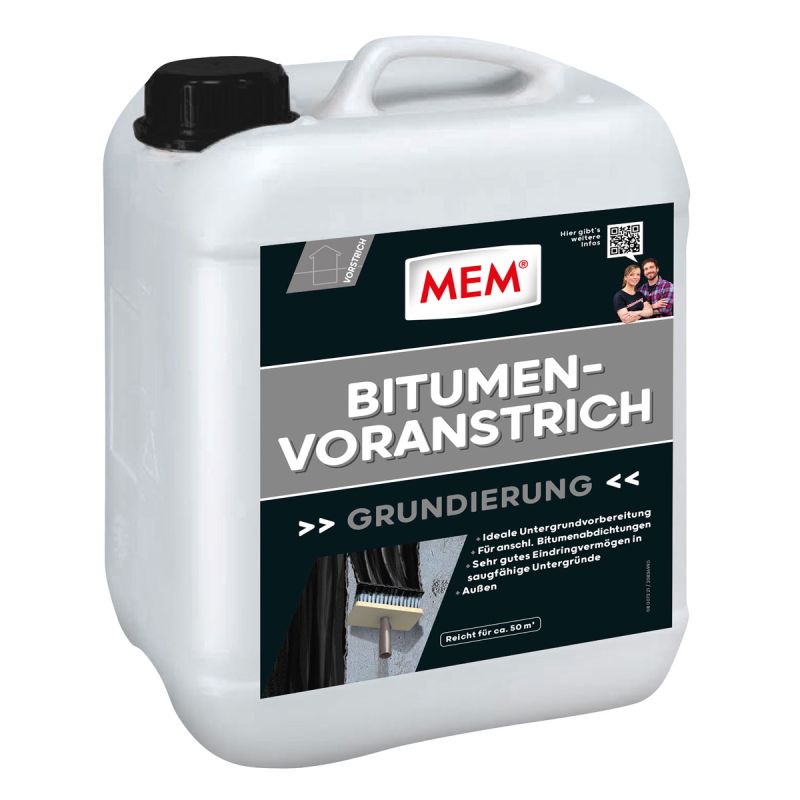 MEM Bitumen Voranstrich 5 l lösemittelfrei