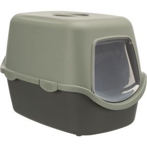 Trixie Be Eco Katzentoilette Vico mit Haube 40x40x56 cm anthrazit/grau-grün Trixie Be Eco Katzentoilette Vico mit Haube 40x40x56 cm anthrazit/grau-grün