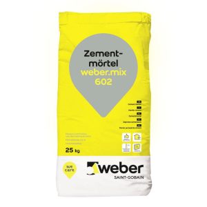 Weber mix 602 Zementmörtel 25 kg Weber mix 602 Zementmörtel 25 kg