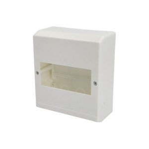 Unitec AP-Kleinverteiler 1×6 Module weiß IP 40 Unitec AP-Kleinverteiler 1×6 Module weiß IP 40