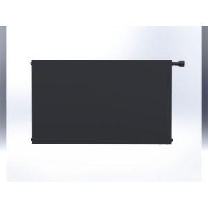 sanicomfort Planheizkörper Set Typ DK22 60 x 120 cm schwarz matt RAL 9005 sanicomfort Planheizkörper Set Typ DK22 60 x 120 cm schwarz matt RAL 9005