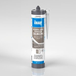 Knauf Boden u. Fenster Silikon transpar. hell 300 ml Knauf Boden u. Fenster Silikon transpar. hell 300 ml
