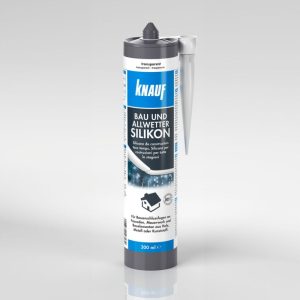 Knauf Bau u. Allwetter Silikon tranparent 300ml Knauf Bau u. Allwetter Silikon tranparent 300ml