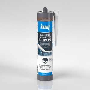 Knauf Bau u. Allwetter Silikon dunkelbraun 300ml Knauf Bau u. Allwetter Silikon dunkelbraun 300ml