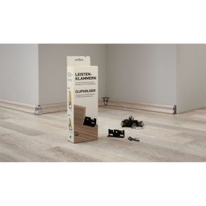 Basic Befestigungskrallen für Sockelleisten, 30 Stück Basic Befestigungskrallen für Sockelleisten, 30 Stück