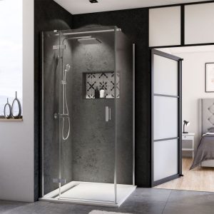 Breuer Eckeinstieg Elana 8, Drehfalttür, alu chromeffekt, intima, 800/800 mm Breuer Eckeinstieg Elana 8, Drehfalttür, alu chromeffekt, intima, 800/800 mm