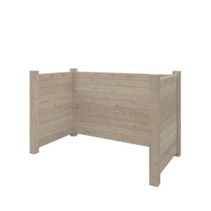 Muellboxabtrennung geschlossen 200x108x125cm Muellboxabtrennung geschlossen 200x108x125cm