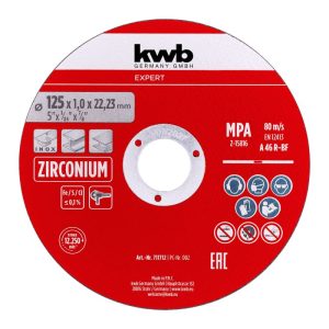 kwb Expert Inox-Gewebetrennscheiben-Set für Metall gerade, extradünn 10-tlg. Ø 125 x 1 mm kwb Expert Inox-Gewebetrennscheiben-Set für Metall gerade, extradünn 10-tlg. Ø 125 x 1 mm