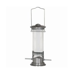 Siena Garden Vogelfuttersule Aluminium Line fr Mischfutter 24 cm
