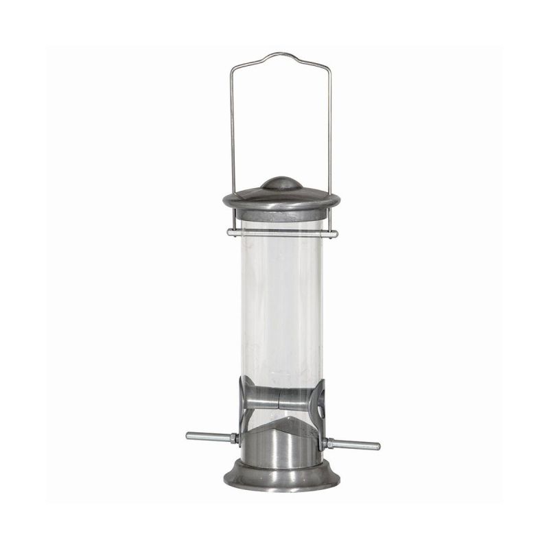 Siena Garden Vogelfuttersule Aluminium Line fr Mischfutter 24 cm